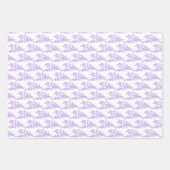 Botanisch zeichnend Vanillevendel Orangenblüte Geschenkpapier Set (Vorderseite 3)