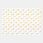 Botanisch zeichnend Vanillevendel Orangenblüte Geschenkpapier Set (Vorderseite 2)