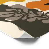 Botanische Abstrakt-Minimal-#Illustration Poster (Ecke)