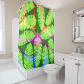 BOTANISCHE ABSTRAKTE BANANA-BLÄTTER DUVET DUSCHVORHANG (Beispiel)