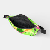 BOTANISCHE ABSTRAKTE BANANENBLÄTTER BAUCHTASCHE (Offen)