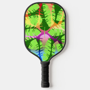 BOTANISCHE ABSTRAKTE BANANENBLÄTTER PICKLEBALL SCHLÄGER