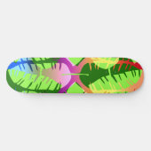 BOTANISCHE ABSTRAKTE BANANENBLÄTTER SKATEBOARD (Horizontal)