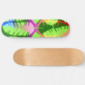 BOTANISCHE ABSTRAKTE BANANENBLÄTTER SKATEBOARD (Horizontal)
