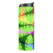 BOTANISCHE ABSTRAKTE BANANENBLÄTTER THERMOSBECHER (Nach links gedreht)