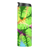BOTANISCHE ABSTRAKTE BANANENBLÄTTER THERMOSBECHER (Nach rechts gedreht)