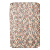 Botanische Abstrakte Bath-matte Badematte (Vorderseite Vertikal)