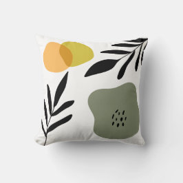 Botanische Abstrakte Gestaltungskunst Kissen
