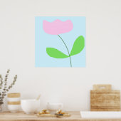 botanische abstrakte Kunst Poster (Küche)