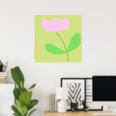 botanische abstrakte Kunst Poster (Heimbüro)
