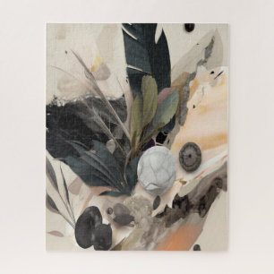 Botanische Abstrakte Kunst Puzzle