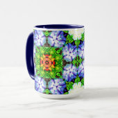 Botanische Abstrakte Tasse (Vorderseite Links)