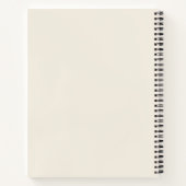 Botanische Abstrakte Terrakotta auf dem Boh Notizblock (Rückseite)