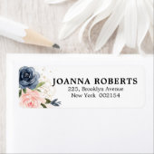 Botanische Adresse des Navy Blue Blush Pink Rose (Insitu)