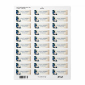 Botanische Adresse des Navy Blue Blush Pink Rose (Vorne)