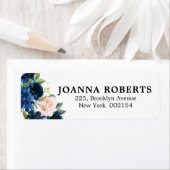 Botanische Adresse des Navy Blue Blush Pink Rose (Insitu)