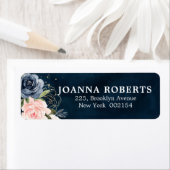 Botanische Adresse des Navy Blue Blush Pink Rose (Insitu)