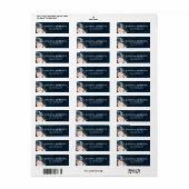 Botanische Adresse des Navy Blue Blush Pink Rose (Vorne)