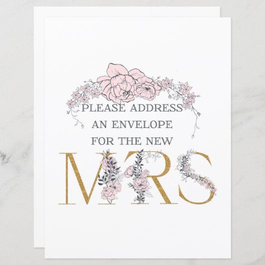 Botanische Adresse und Umschlagzeichen (Vorne/Hinten)