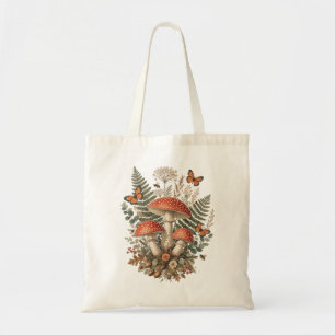 Botanische Amanita-Pilz-Wald-Kunst Tragetasche