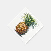 Botanische Ananas Serviette (Ecke)