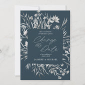 Botanische Änderung des Datums Einladung (Vorderseite)