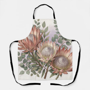 Botanische Anordnung Pink Protea Eukalyptus  Schürze