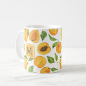 Botanische Apricot-Tasse Kaffeetasse (Vorderseite Links)