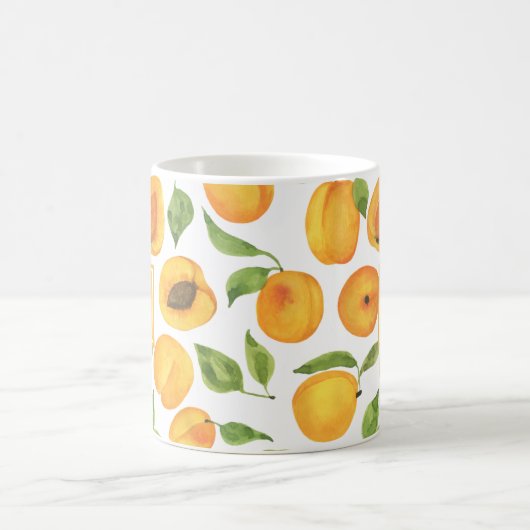 Botanische Apricot-Tasse Kaffeetasse (Mittel)