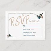 Botanische Aquamarin-grüne Rose UAWG Hinweiskarte (Vorderseite)