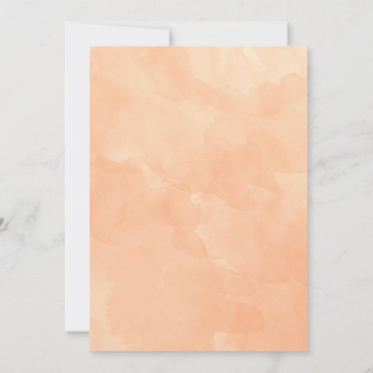 Botanische aquamarine und orangefarbene Kinderdusc (Rückseite)