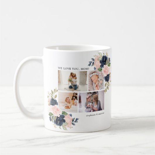 Botanische Aquarellbilder Kaffeetasse (Links)
