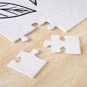 Botanische Aquarellblüte Puzzle (Seite)