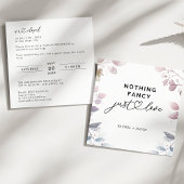 Botanische Aquarelle Wir haben Elopement Cards Einladung