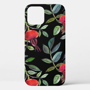 Botanische Aquarellfarbe zeichnend dogrose Muster. Case-Mate iPhone Hülle