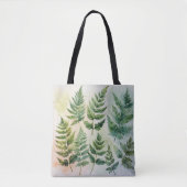 Botanische Aquarellfarben Tasche (Vorderseite)