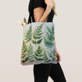 Botanische Aquarellfarben Tasche (Von Nahem)
