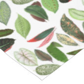 Botanische Aquarellfarben Vintage Grünflächen Blät Tischdecke (Schrägansicht)