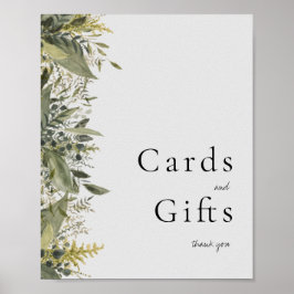 Botanische Aquarellgarten Schilder