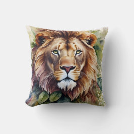 Botanische Aquarellkunst Kissen