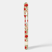 Botanische Ästhetik Rote Flora Case-Mate iPhone Hülle (Rückseite / Links)