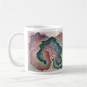 Botanische Atemwatercolor-Tasse Kaffeetasse (Links)