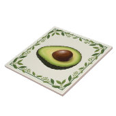 Botanische Avocado Fliese (Seite)