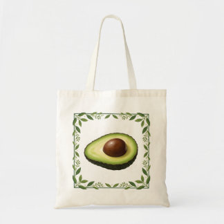 Botanische Avocado Tragetasche