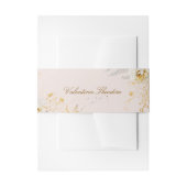 botanische Babydusche Einladungsbanderole (Vorderseite Beispiel)