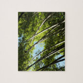 Botanische Bambusnatur Puzzle (Vertikal)