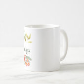Botanische Banner-Tasse Kaffeetasse (VorderseiteRechts)