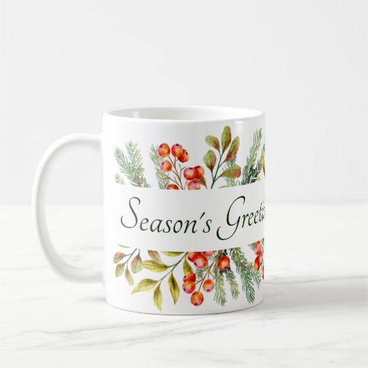 Botanische Banner-Tasse Kaffeetasse (Links)