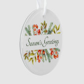 Botanische Bannerdekoration Ornament (Vorderseite)