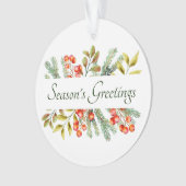 Botanische Bannerdekoration Ornament (Vorderseite)